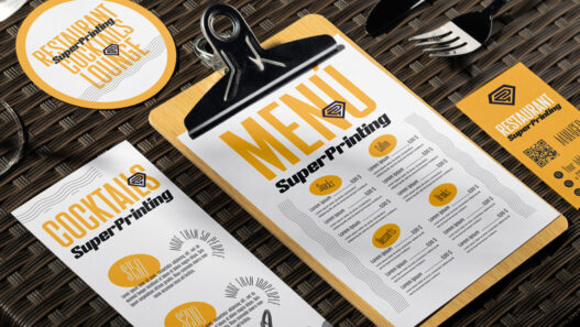 SuperPrinting, diseño gráfico e impresión para restaurantes y hostelería